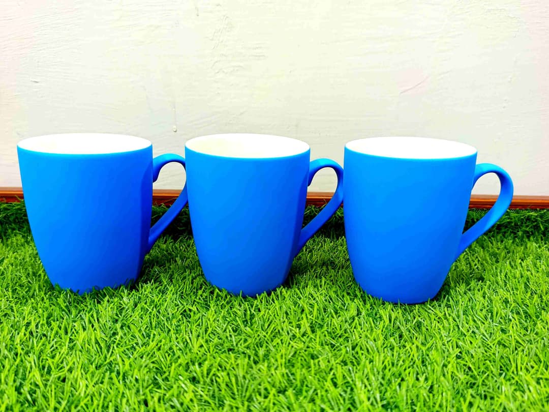 Matte Finish Bone China Mugs Diff-Colors (6pcs) (Royal Gold) img 5