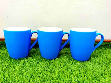 Matte Finish Bone China Mugs Diff-Colors (6pcs) (Royal Gold) mini img 5