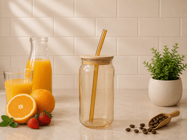 Glass Sipper (Golden) mini img 1