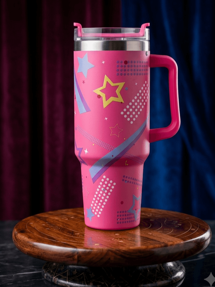 Insulated Tumbler (Bright Pink) img 1