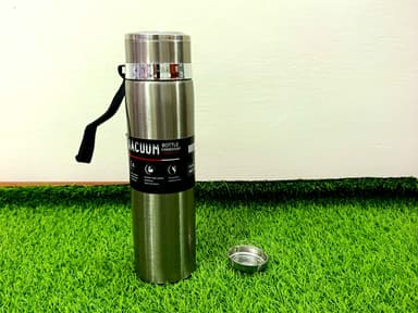 Water Bottle stainless steel (Silver) mini img 1