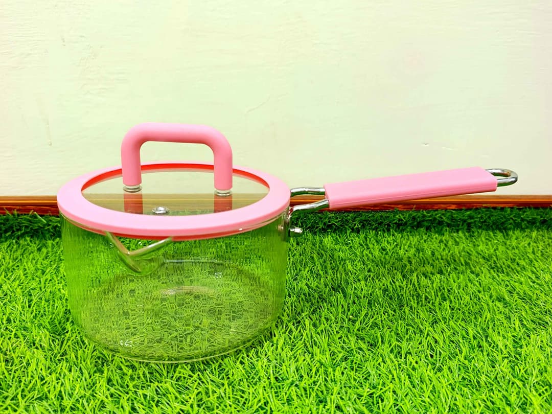 Imported glass cooking sauce pan img 2