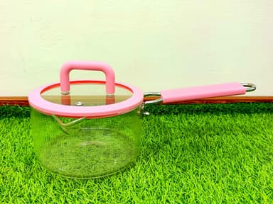 Imported glass cooking sauce pan mini img 2