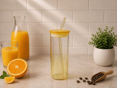 Glass Sipper (Yellow Dual) mini img 1