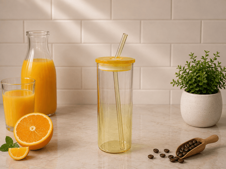 Glass Sipper (Yellow Dual) img
