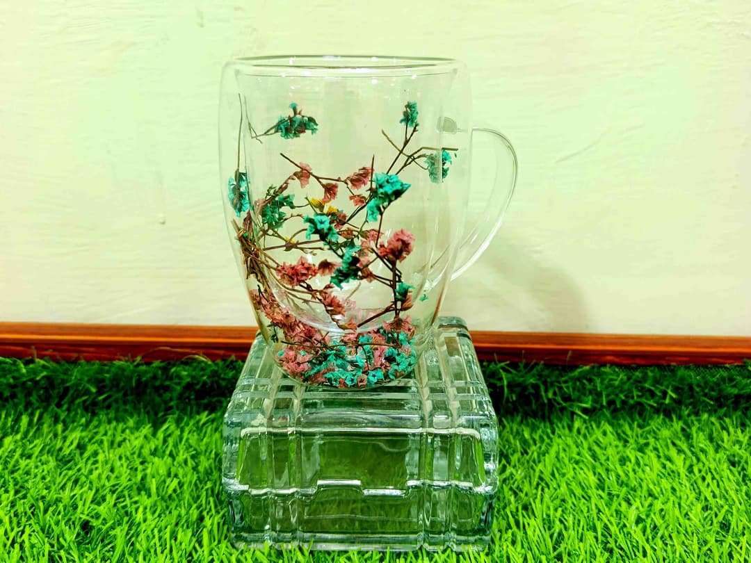 Large Mug 4 (flowers) (double molded) img 1
