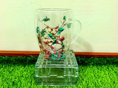 Large Mug 4 (flowers) (double molded) mini img 1