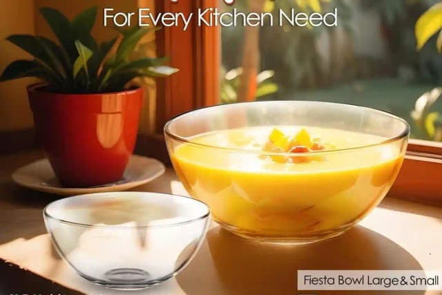 Bowl Set Clear Glass Plain (7Pcs) img 01