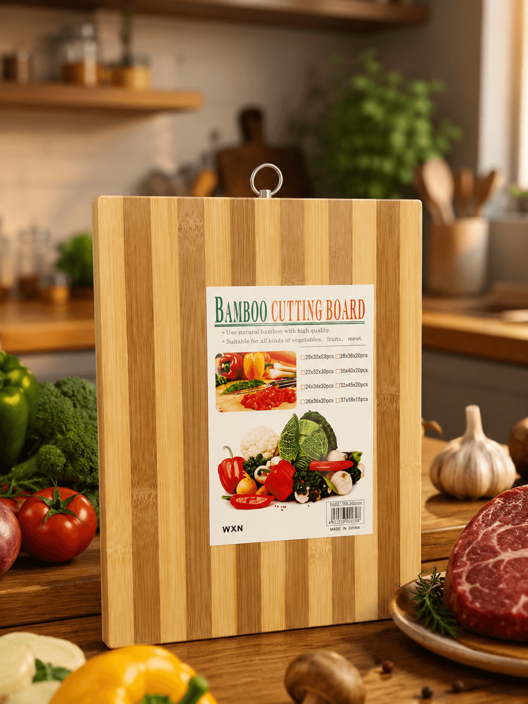 Bamboo Cutting Board (22*32cm) (Medium) img 1