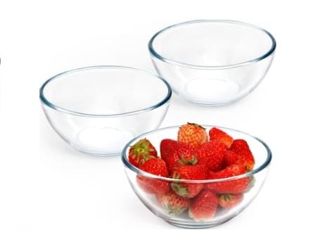 Bowl Clear Glass Plain Small (6-Pcs) img 1