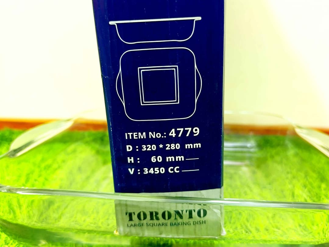 Glass Square Baking Dish Large img 3