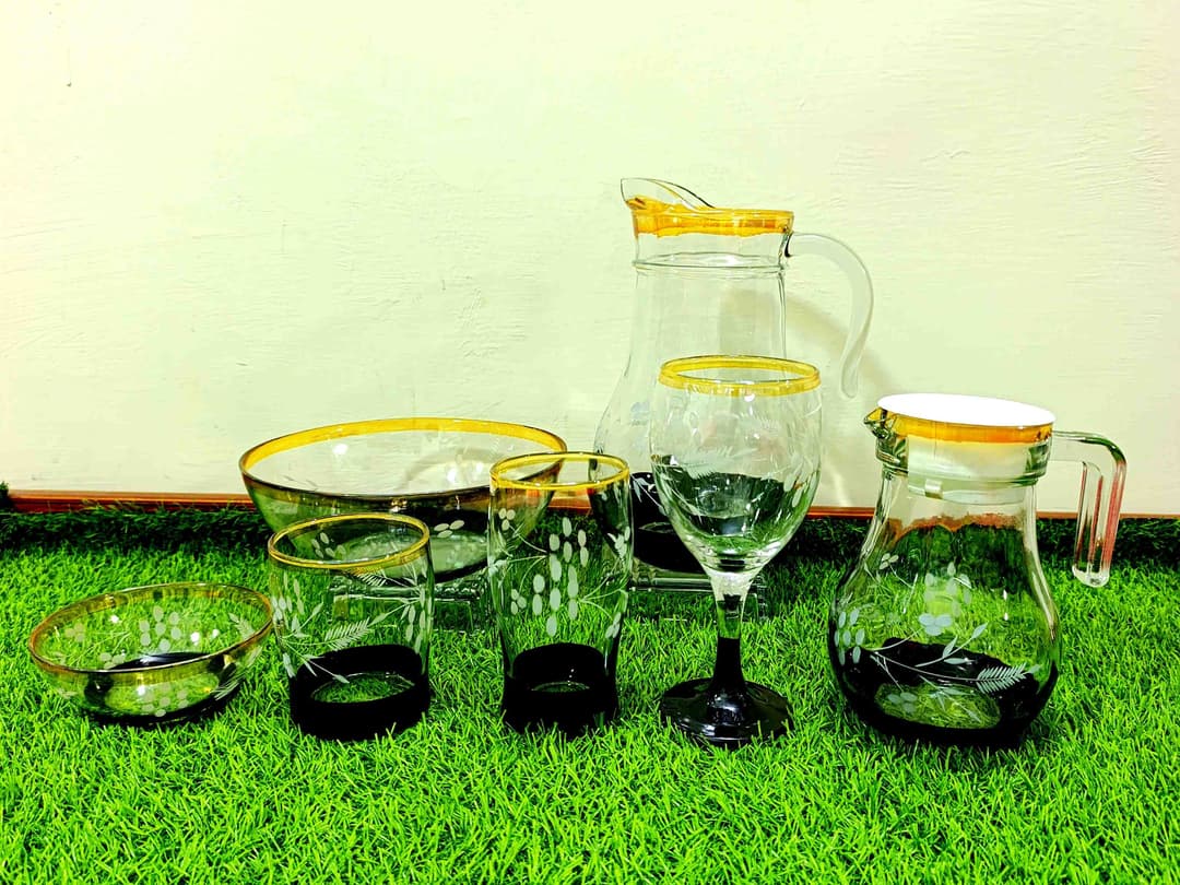Cool Set Clear Glass (28 Pcs) Printed 1 img 1