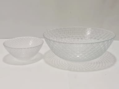 Bowl Set Tempered Glass (Oven Use) Dew 7Pcs mini img 01