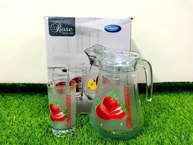 Water Set Strawberry printed (7pcs) mini img 31