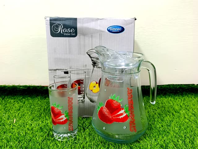 Water Set Strawberry printed (7pcs) img 31