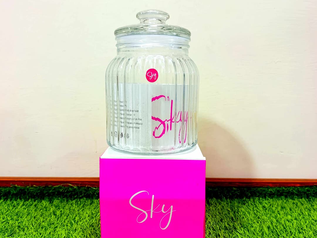 Airtight glass jar sky 1 (1700ml) img 2