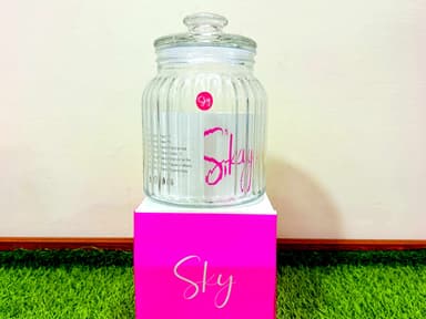 Airtight glass jar sky 1 (1700ml) mini img 2