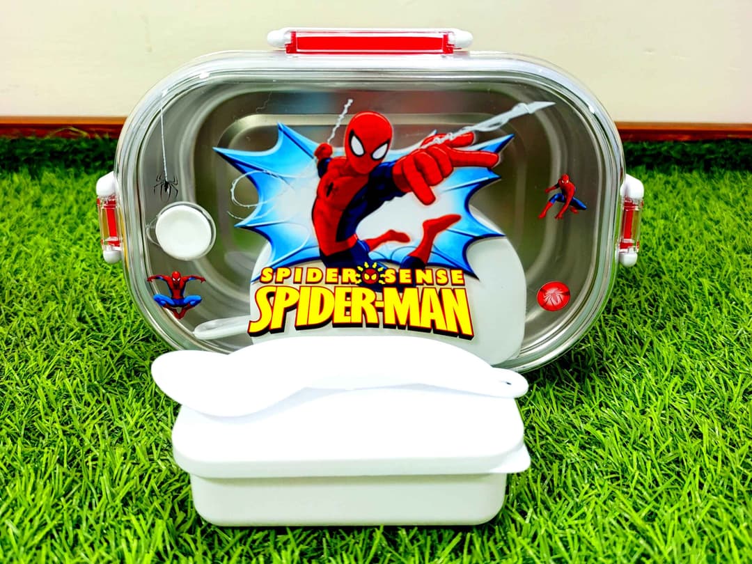 Spiderman Steel Interior Lunch Box img 2