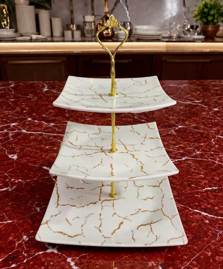 Pastry Try (3 tier)(Melamine) img 1