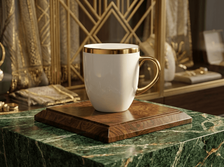 Bone China Cups (6pcs) E img