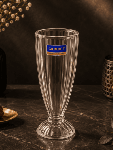 Large Clear Glass Juice Glass (6pcs) mini img 1