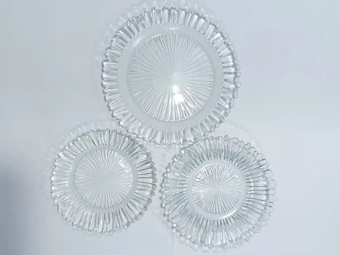 Tempered Glass Plate Set (Oven Use)18-Pcs Sunny img 2
