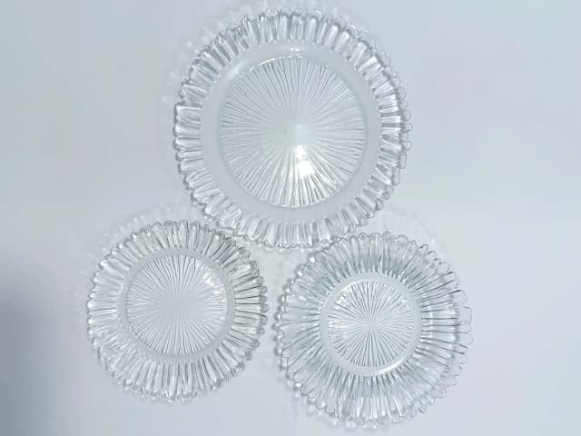 Tempered Glass Plate Set (Oven Use)18-Pcs Sunny img 01