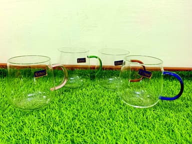 Glass Mugs (4pcs) mini img 2