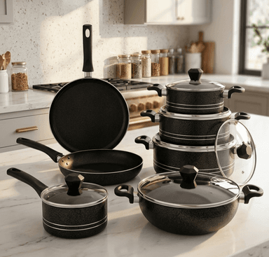 Black Non stick set (panasonic) mini img 1