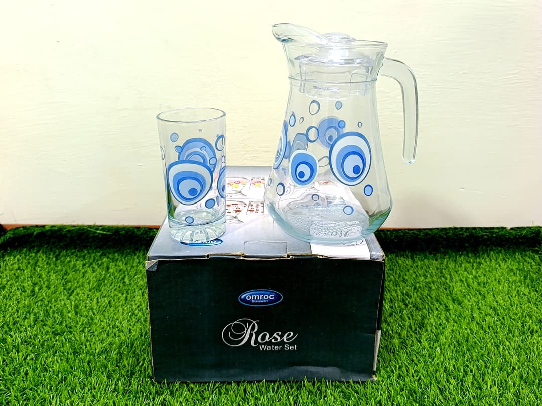 Water Set blue printed (7pcs) img 3