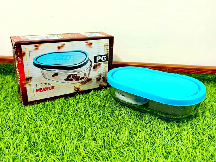 Airtight Glass Butter Holder (imported) img