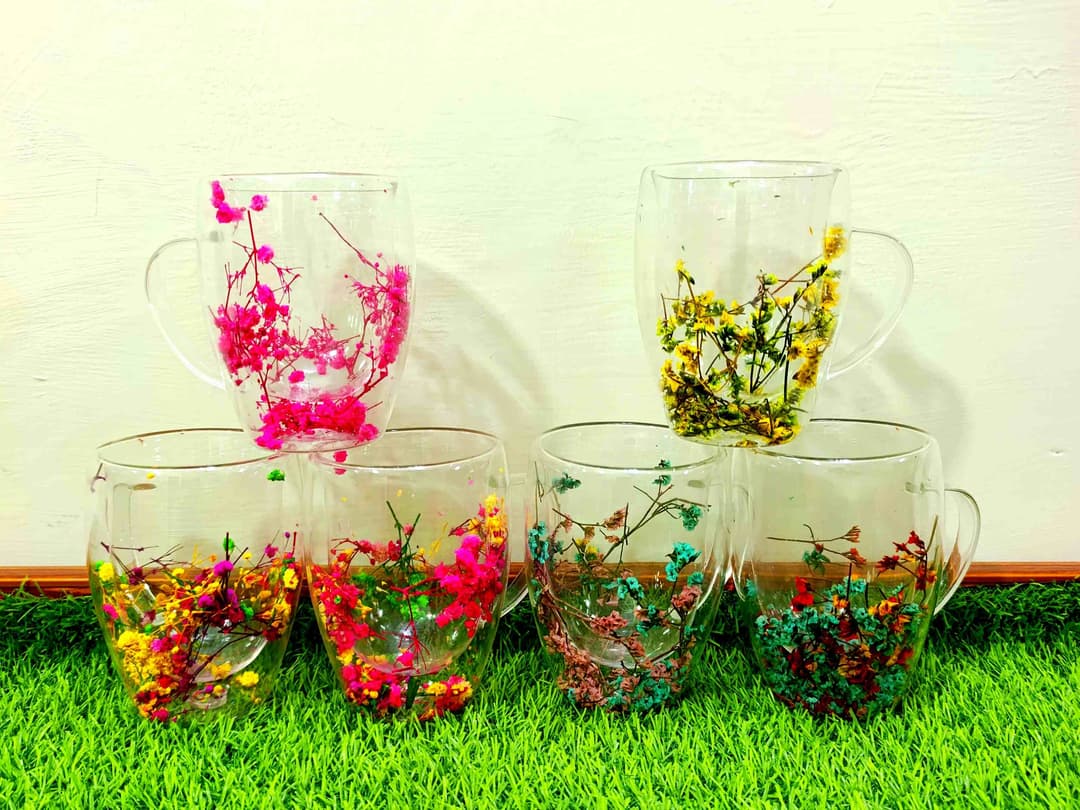 Large Mug 1 (flowers) (double molded) img 2