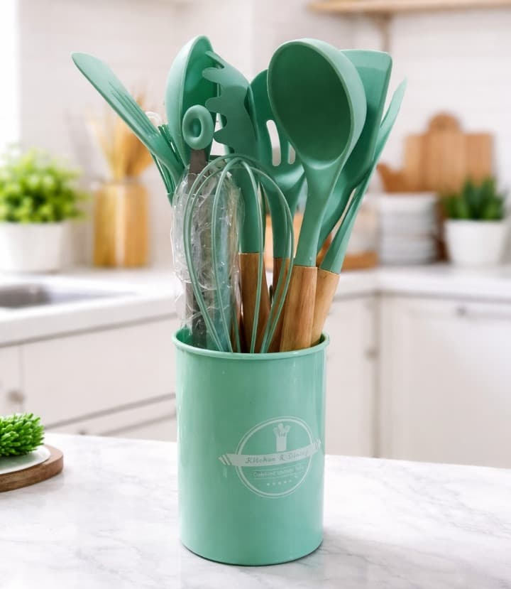 12pcs Silicone Kitchen Utensils  img 1