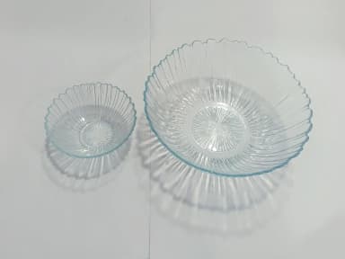 Bowl Set Tempered Glass (Oven Use) Sunny (7Pcs) mini img 01