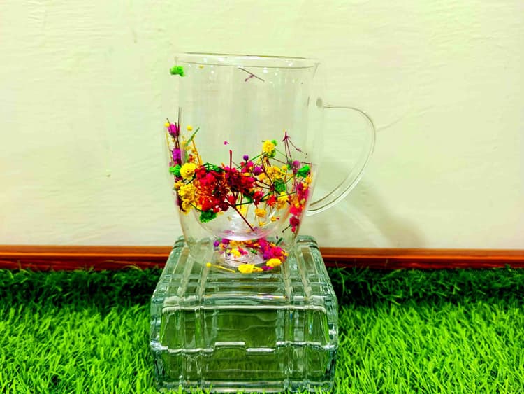 Large Mug 5 (flowers) (double molded) img