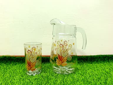 Water Set floral printed (7pcs) mini img 01