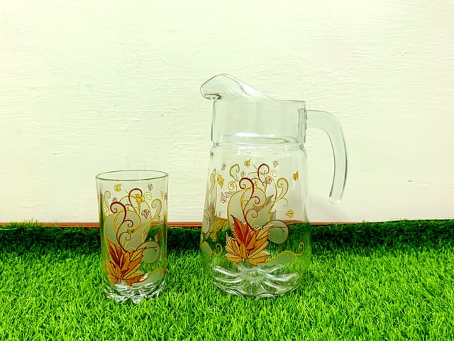 Water Set floral printed (7pcs) img 01