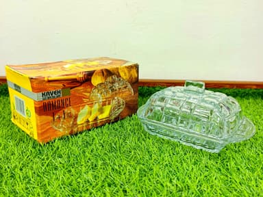 Glass Butter Holder (imported) mini img 1