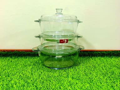 Bowl Set With Glass Lids (3 bowls) mini img 2