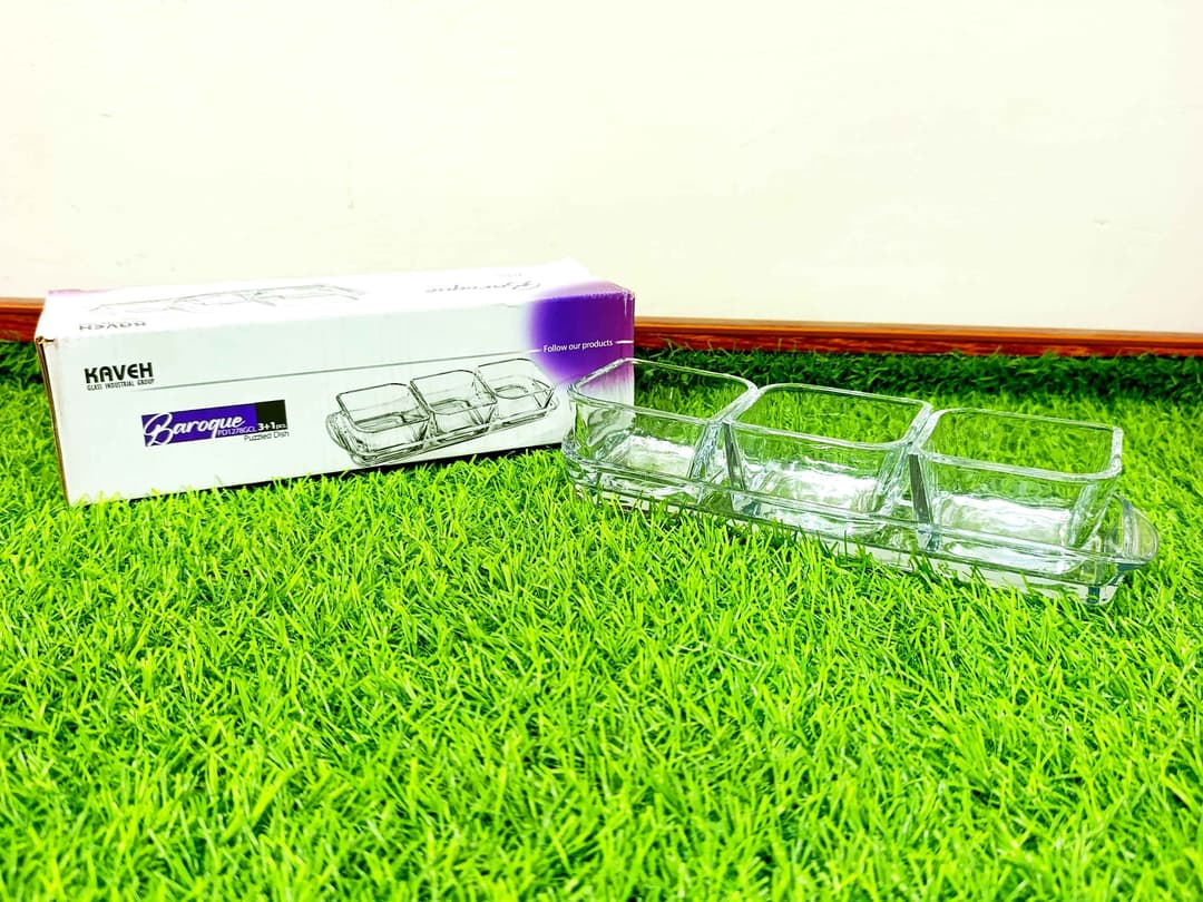 Glass Sauce Dish 3+1 (imported) img 1