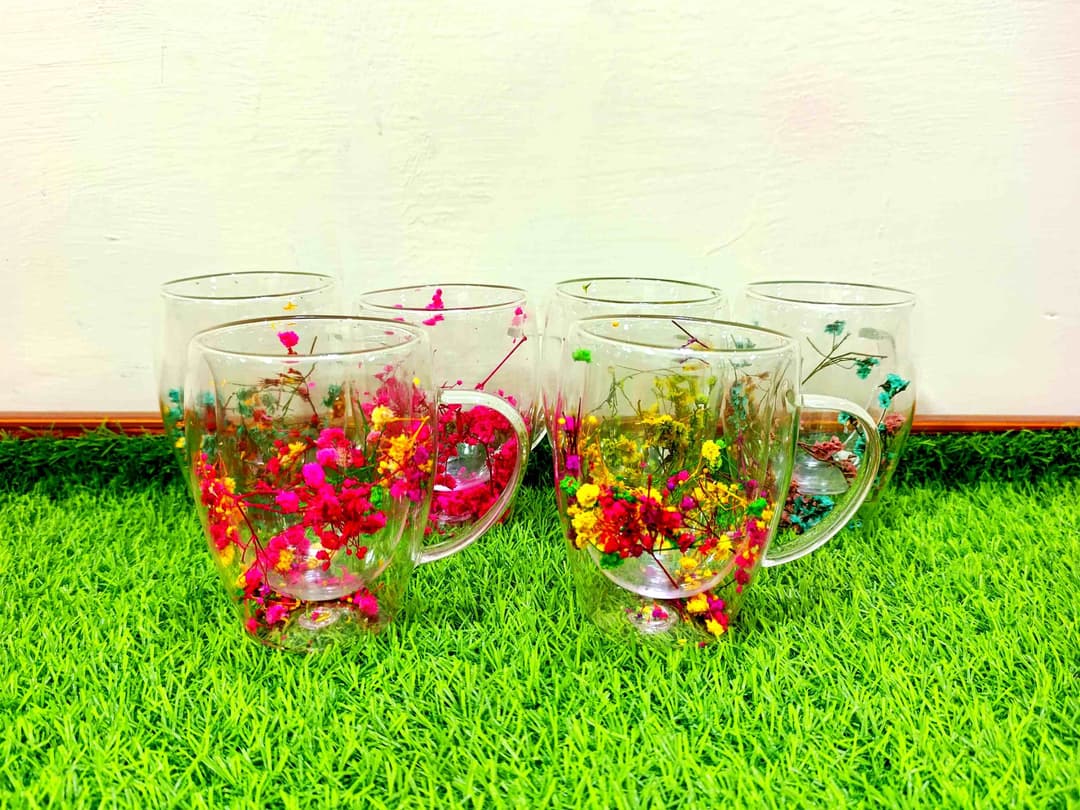 Large Mug 1 (flowers) (double molded) img 3