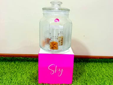  Airtight glass jar sky 3 (1700ml) mini img 2