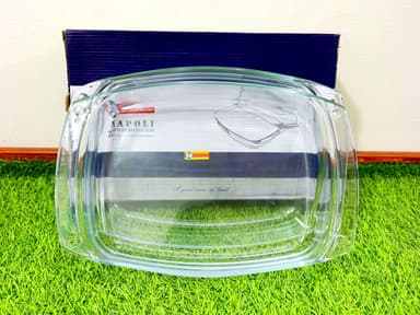 Glass Baking Dish imported Large (2 in 1)  mini img 2