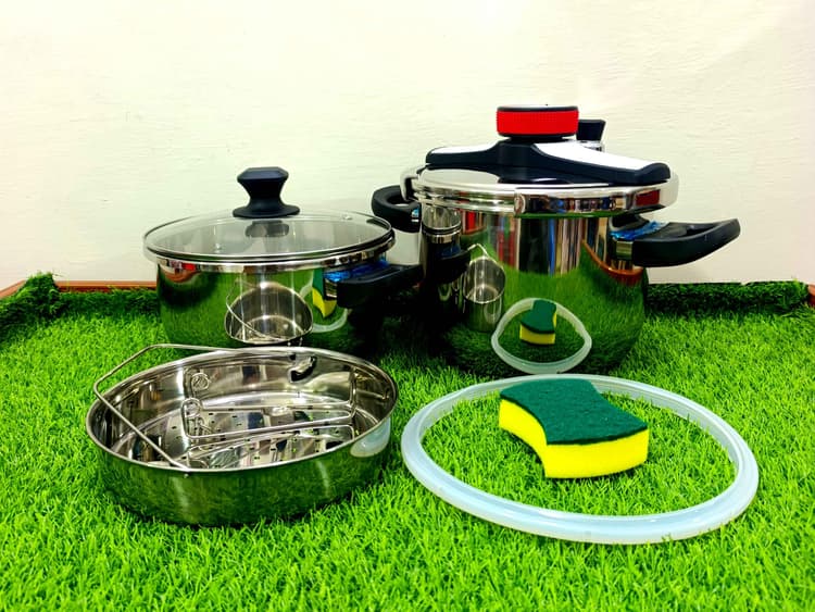Pressure Cooker Set Knob type (8pcs) (Germany) img