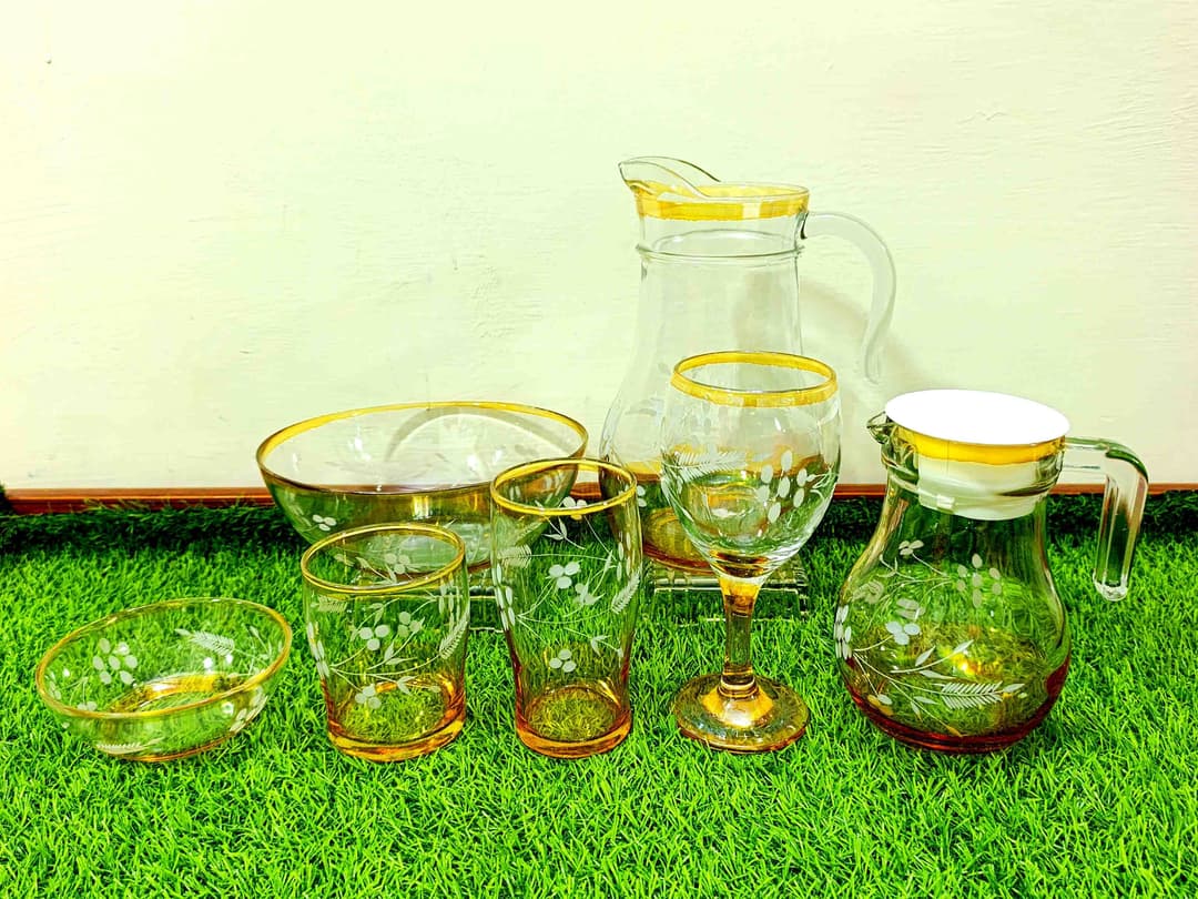 Cool Set Clear Glass (28 Pcs) Printed 2 img 1