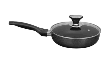 sonex non stick fry pan with lid (24cm) mini img 1