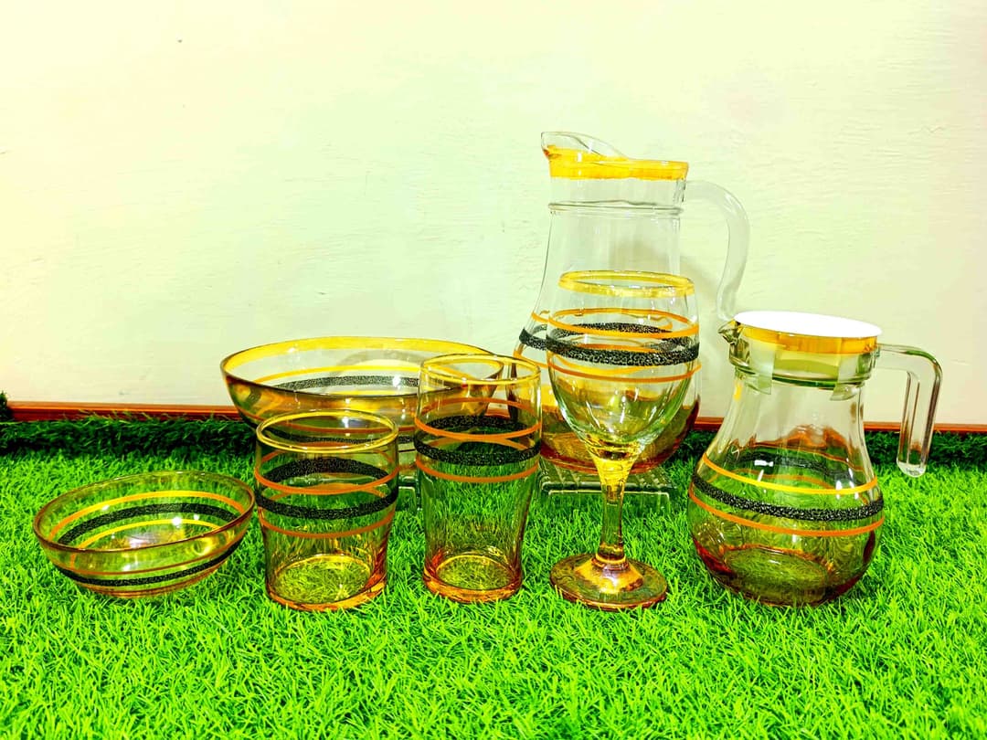 Cool Set Clear Glass (28 Pcs) Printed 7 img 1