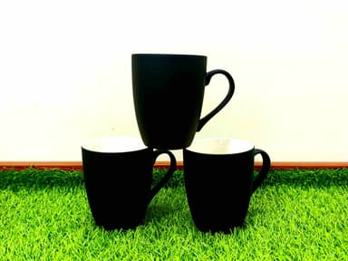 Matte Finish Bone China Mugs Diff-Colors (6pcs) mini img 2