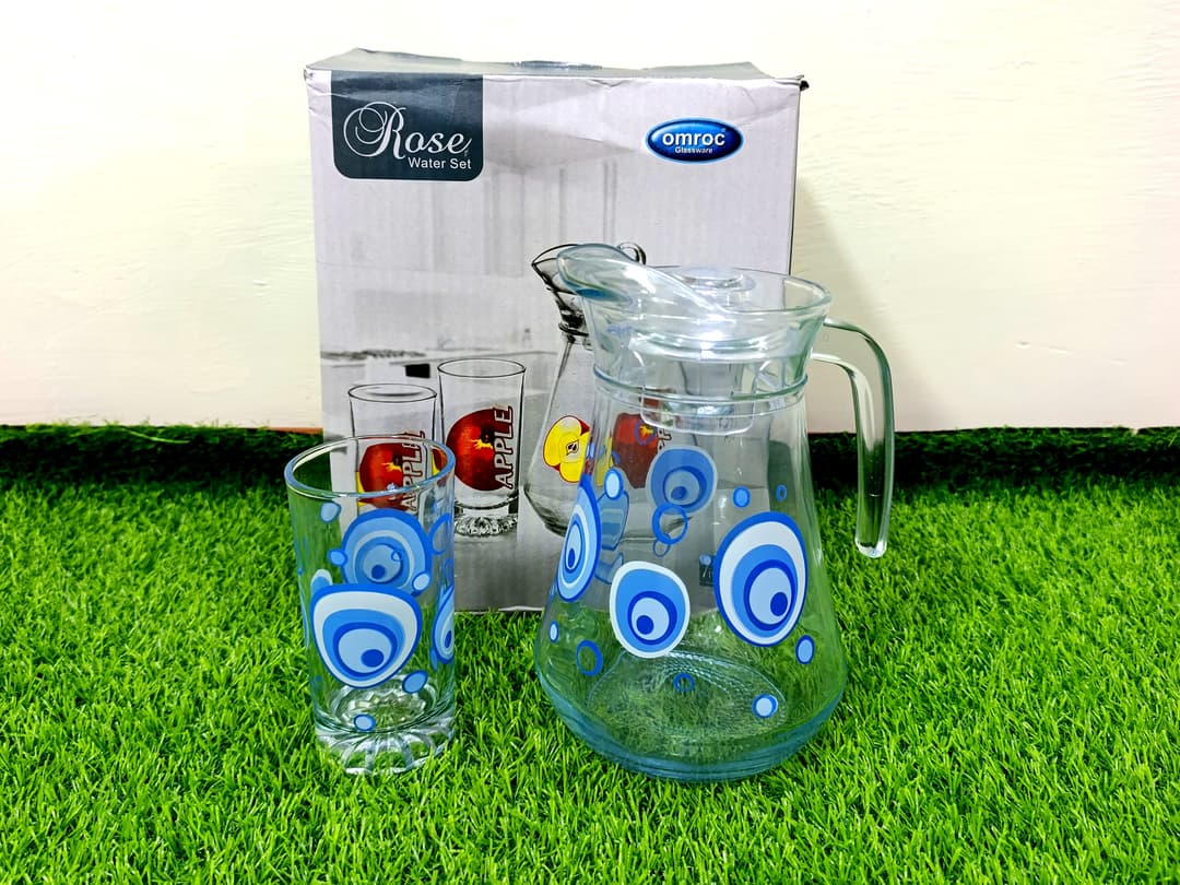 Water Set blue printed (7pcs) img 4