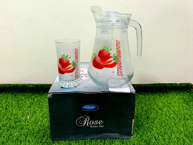 Water Set Strawberry printed (7pcs) img 21
